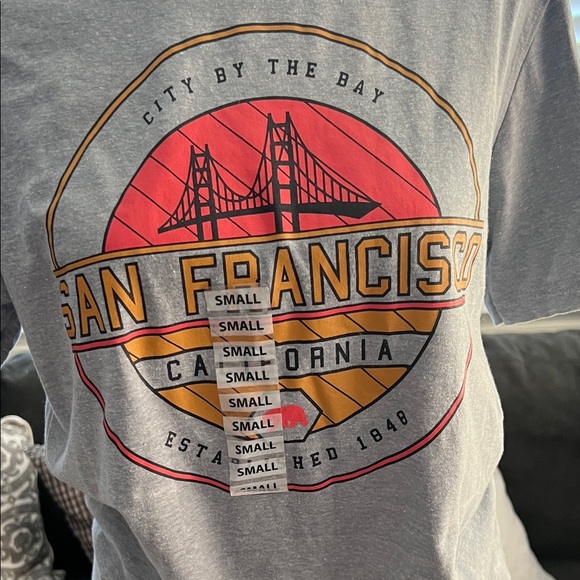 San Francisco Graphic Tee in Light Gray - Picture 3 of 7